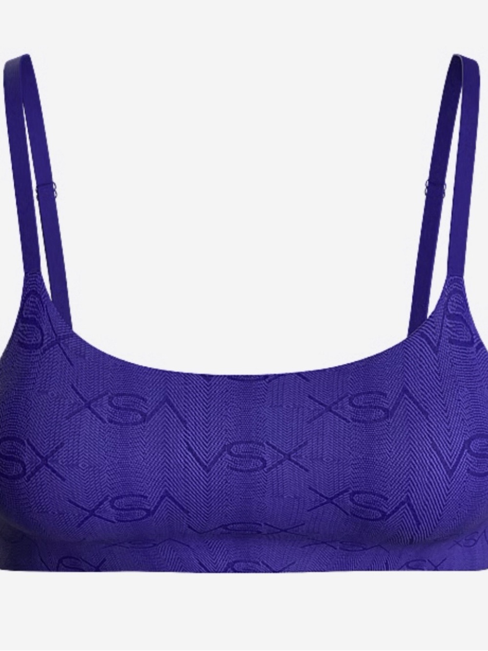 VSX LUXShine Logo Stretch-Comfort Sports Bra medium NWT